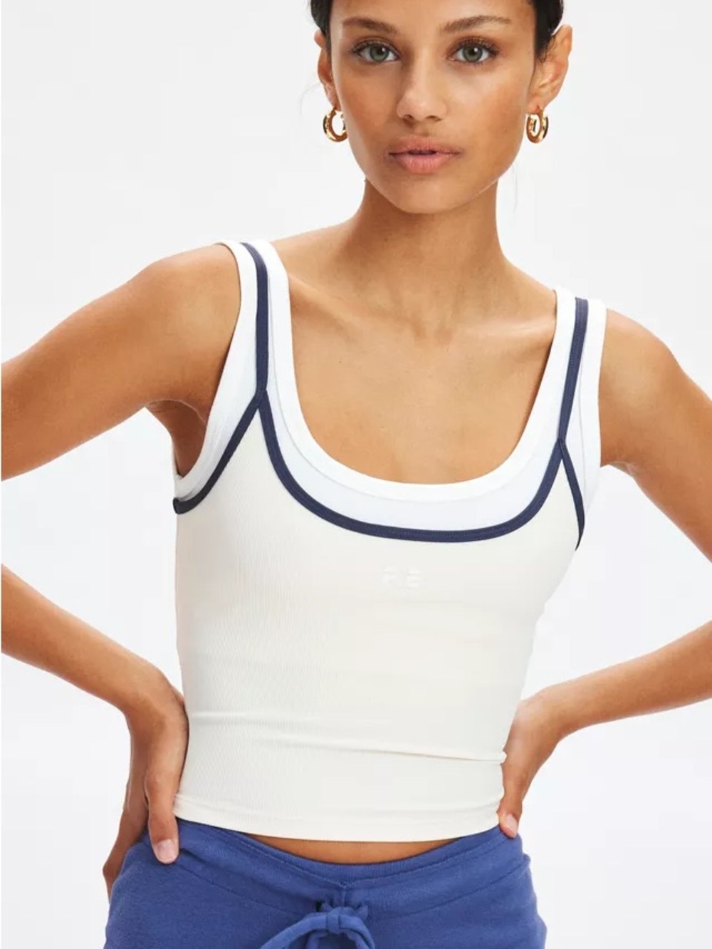 PE Nation Forward Tank - Cream